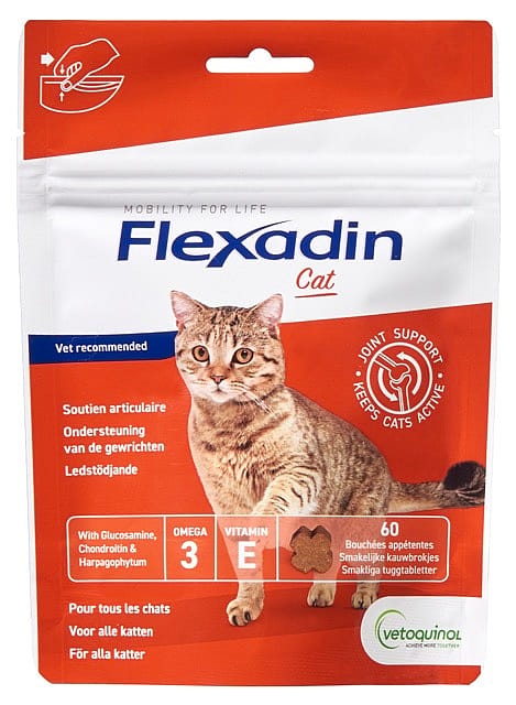 Flexadin Cat 60 Kauwbrokjes