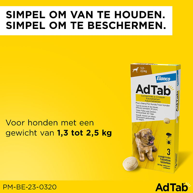 AdTab Hond 3 tabletten