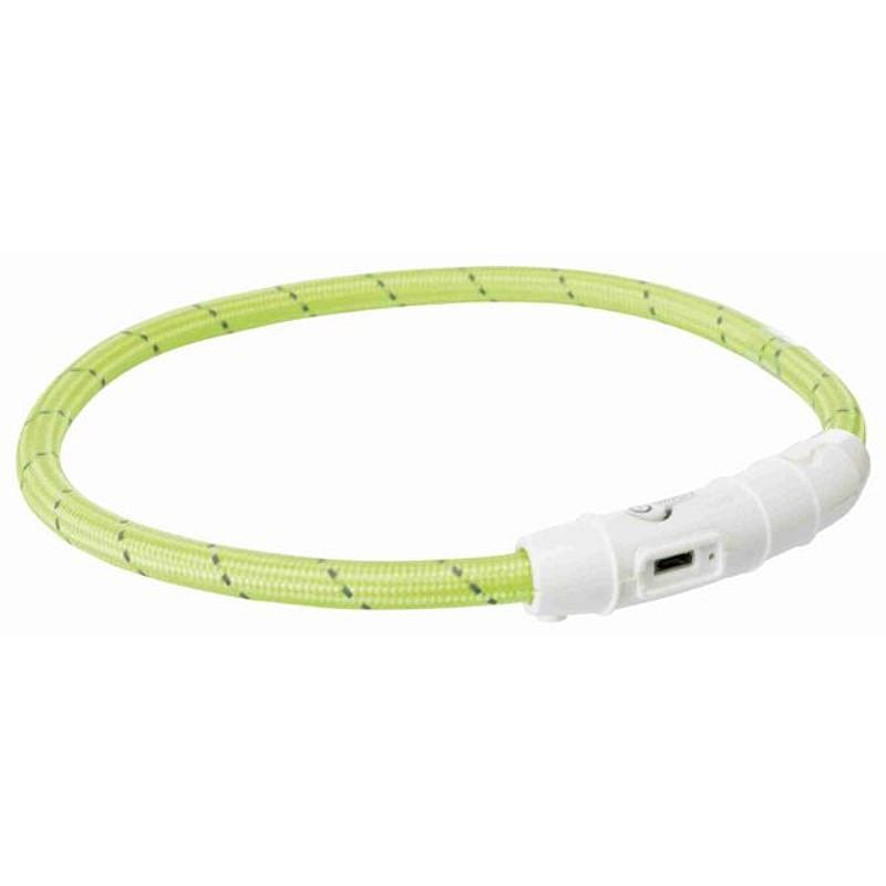 Trixie Flash Lichtgevende Halsband USB Hond