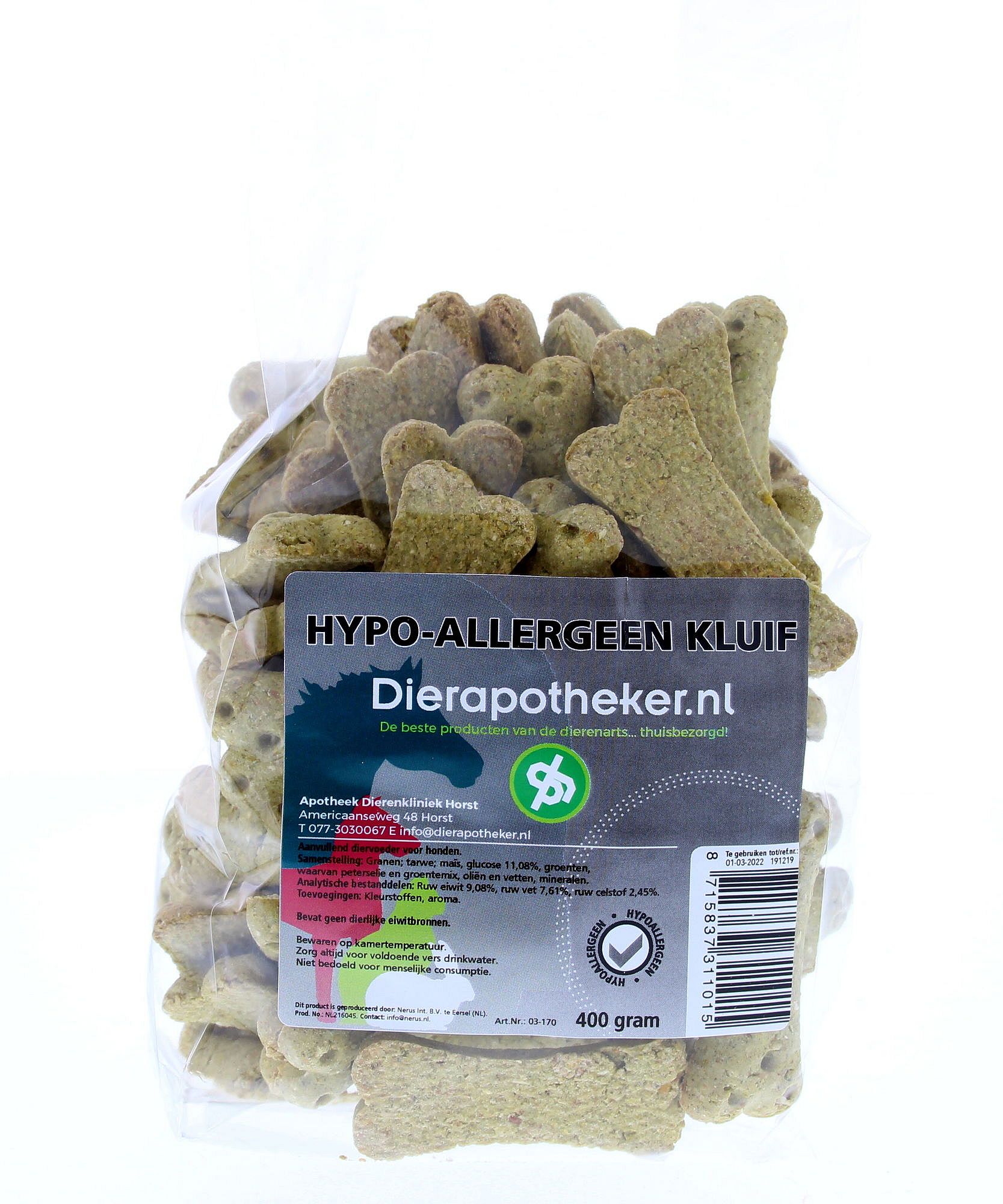 Dierapotheker Hypo-Allergeen Kluif 5 cm