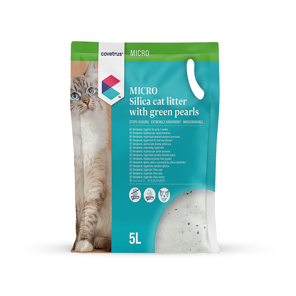 CVET Kattenbakvulling Lumpy Silica Groen 5 liter