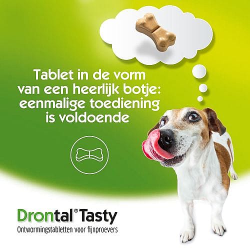 Drontal Dog Tasty Flavour Ontwormingstablet Hond