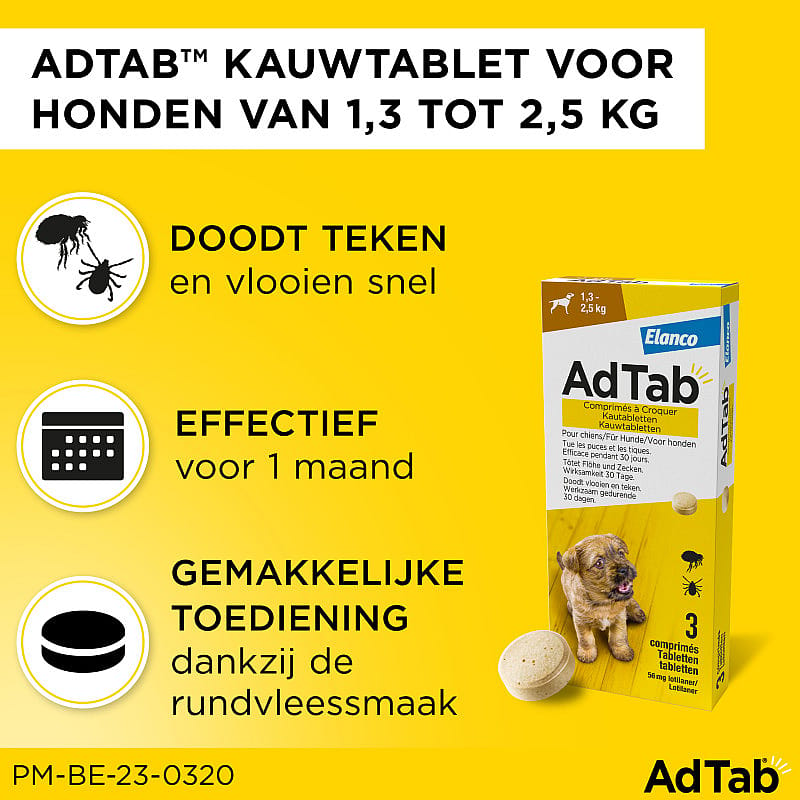 AdTab Hond 3 tabletten