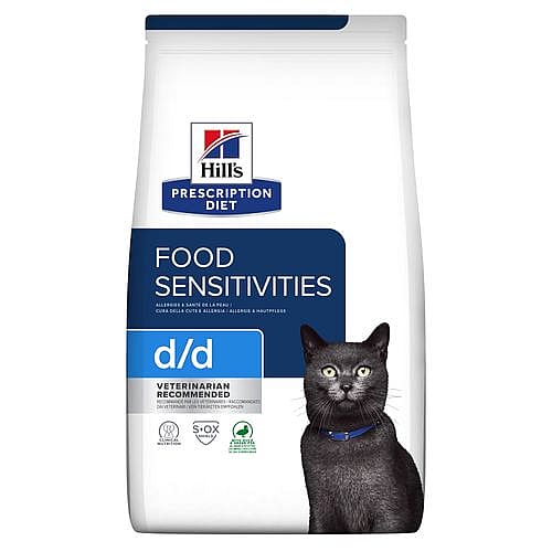 Hill's Prescription Diet DD Food Sensitivities Kattenvoer Eend & Erwt