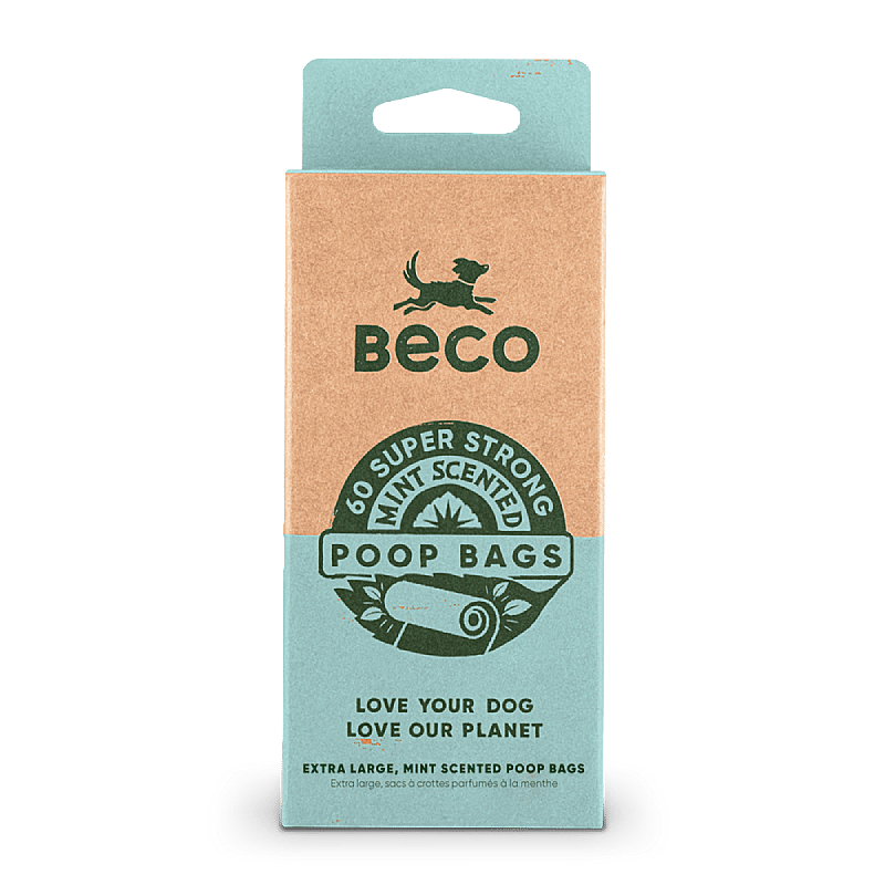 Beco Poop Bags Mint Scented Hond