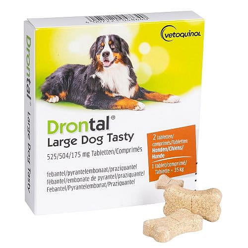 Drontal Large Dog Flavour Ontwormingstablet Grote Hond