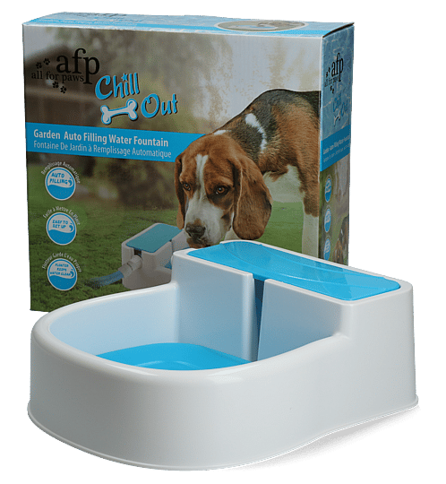 AFP Garden Auto Filling Fountain Fontein Hond