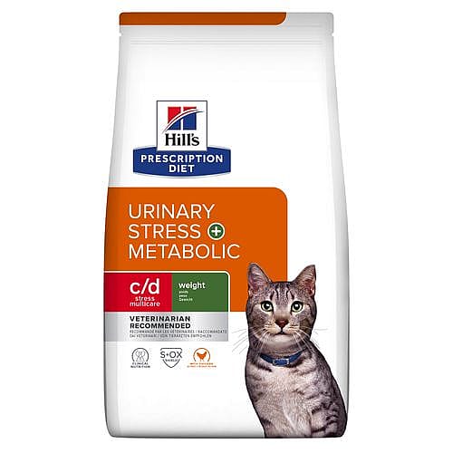 Hill's Prescription Diet CD Urinary Stress + Metabolic Kattenvoer Kip