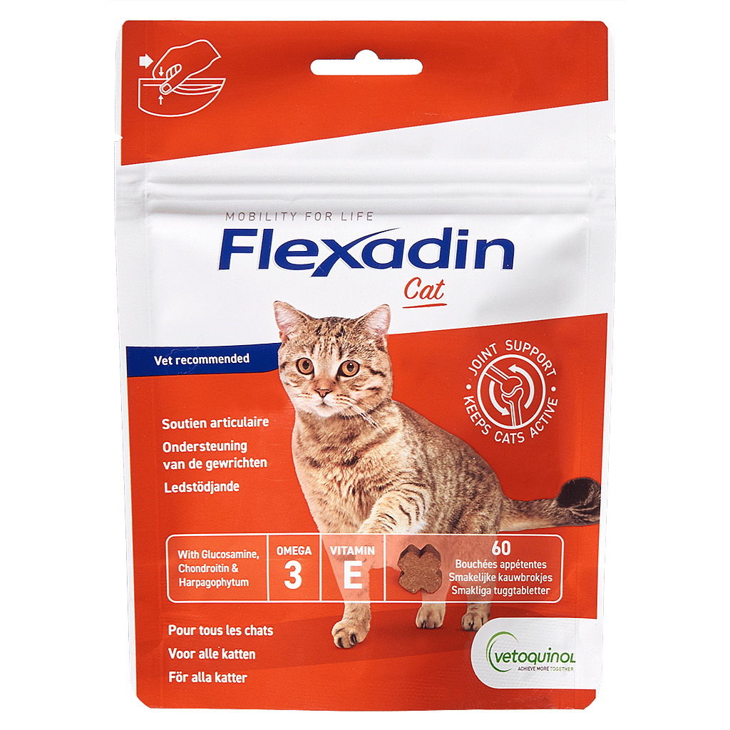 Flexadin Cat 60 Kauwbrokjes