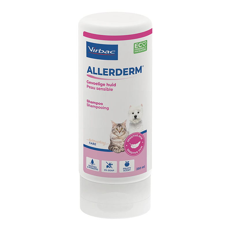 Allerderm Gevoelige Huid Shampoo Hond Kat 250 ml