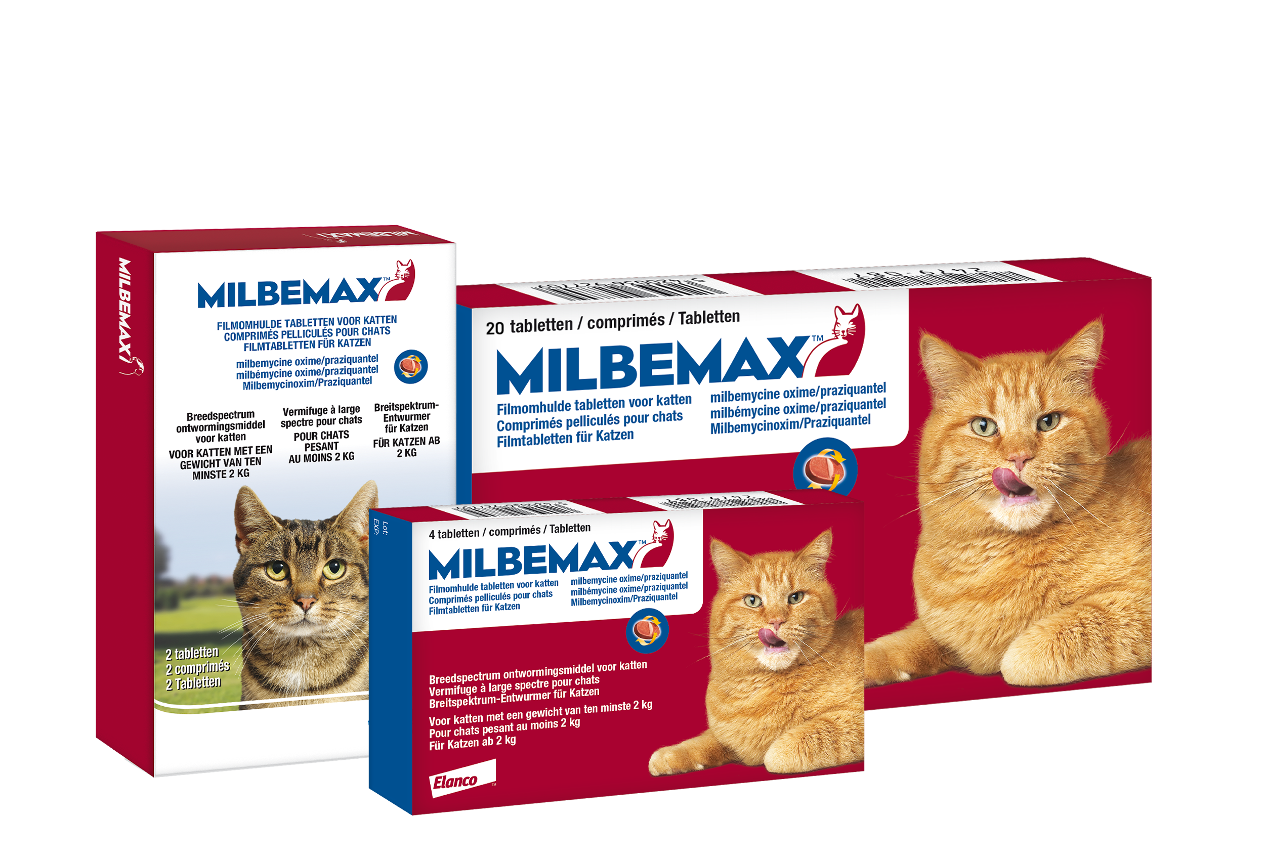 Milbemax Grote Kat Ontwormingstabletten