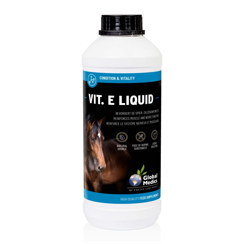 Global Medics Vitamine E Liquid Paard 1 liter