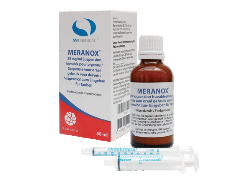 Meranox 25 mg/ml Duif 50 ml