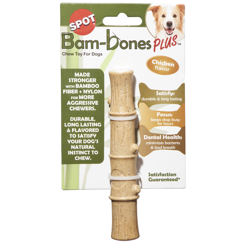 Spot Naturals Bam-Bones Plus Bamboo Stick Kauwspeeltje Hond