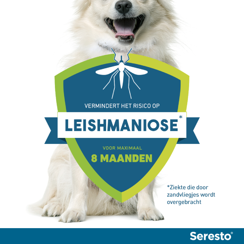 Seresto Halsband Vlooien en Teken Hond