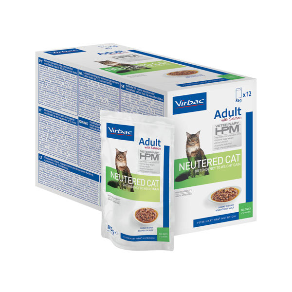 HPM Cat Adult Neutered Zalm 12 x 85 gram