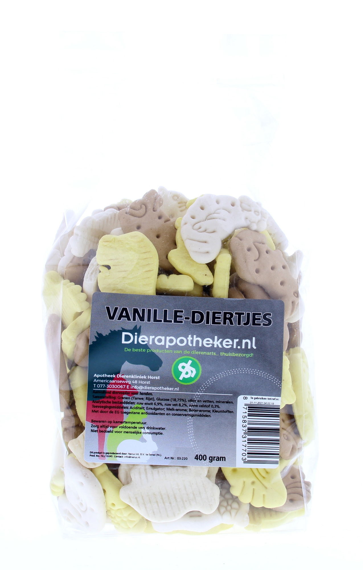 Dierapotheker Vanille Diertjes Hond