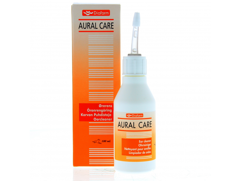 Diafarm Aural Care Oorcleaner Huisdieren en Paard 100 ml