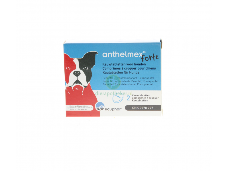 Anthelmex Forte Ecuphar Ontwormingstablet Hond