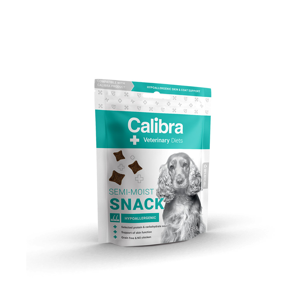 Calibra Veterinary Diets Hypoallergenic Semi-Moist Snack 120 gram