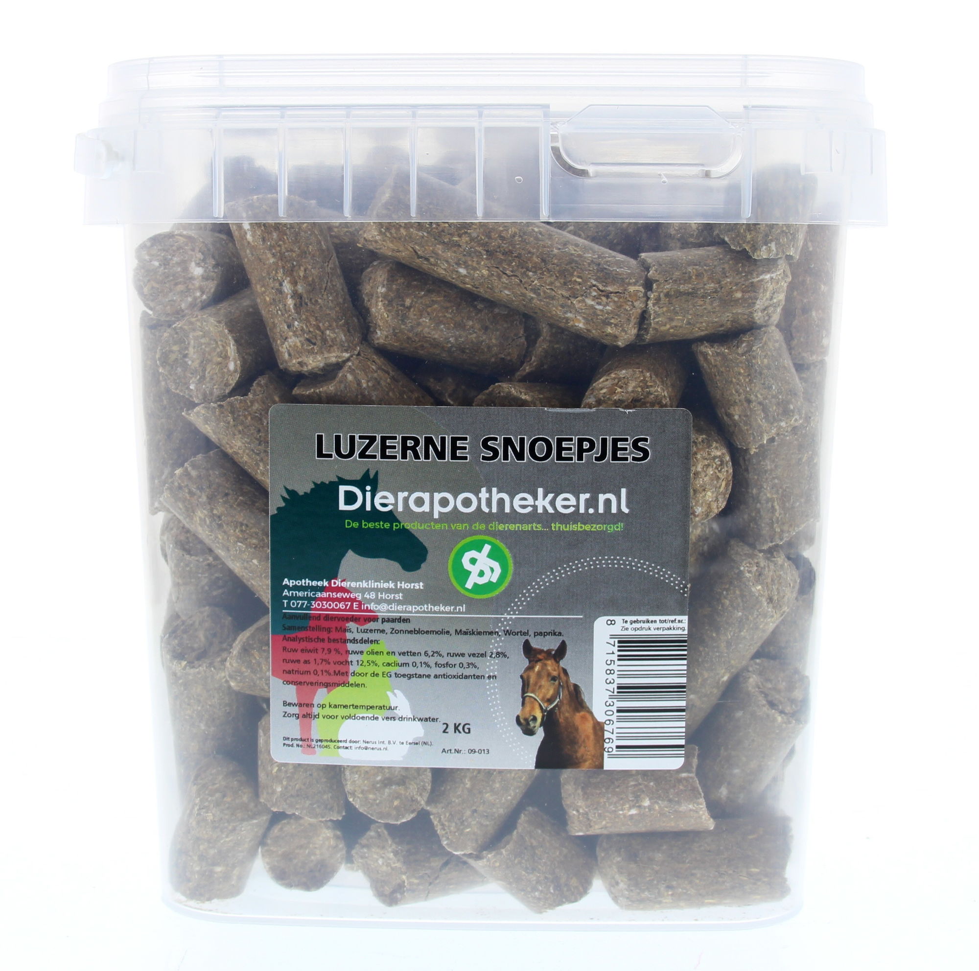 Dierapotheker Luzernesnoepjes Paard 2 kg