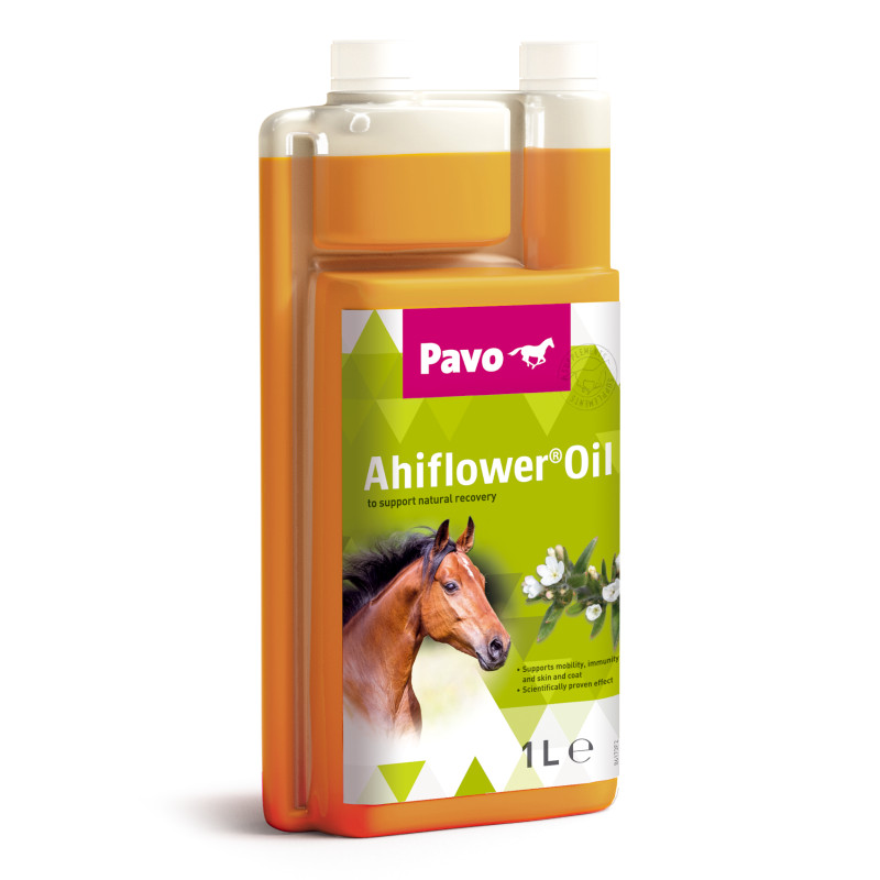 Pavo AhiFlower Oil =OmegaFit Paard 1000 ml