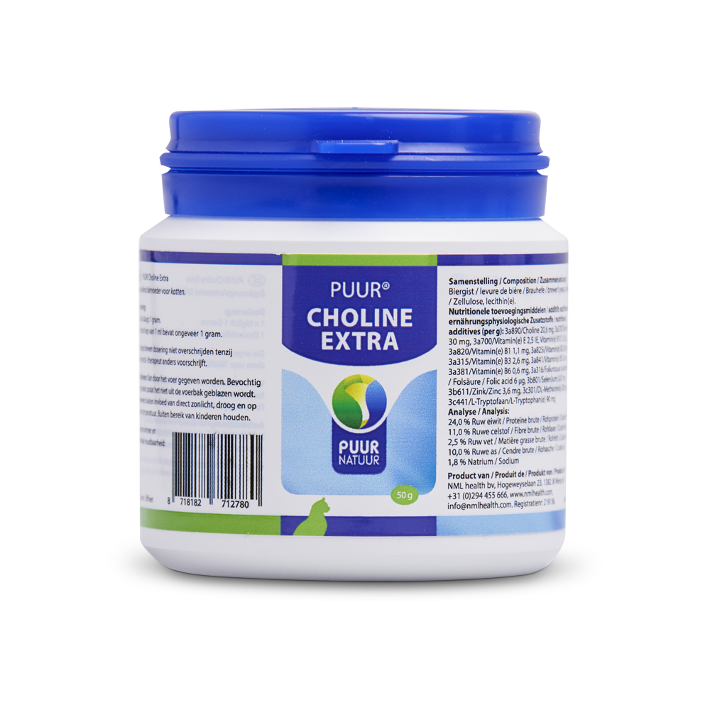 Puur Choline Extra Oudere Kat 50 gram