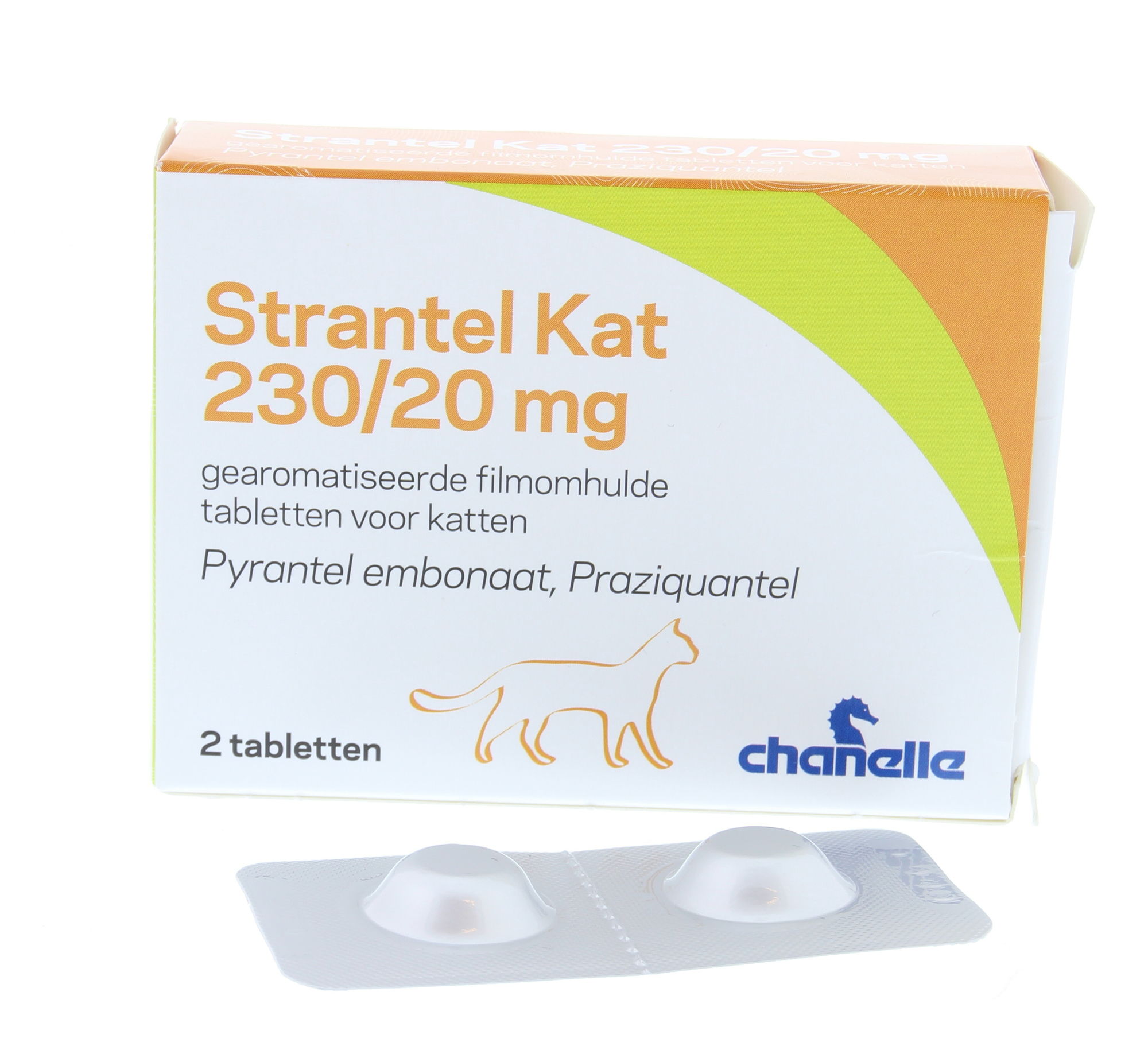 Strantel Kat Ontworming 2 smakelijke tabletten