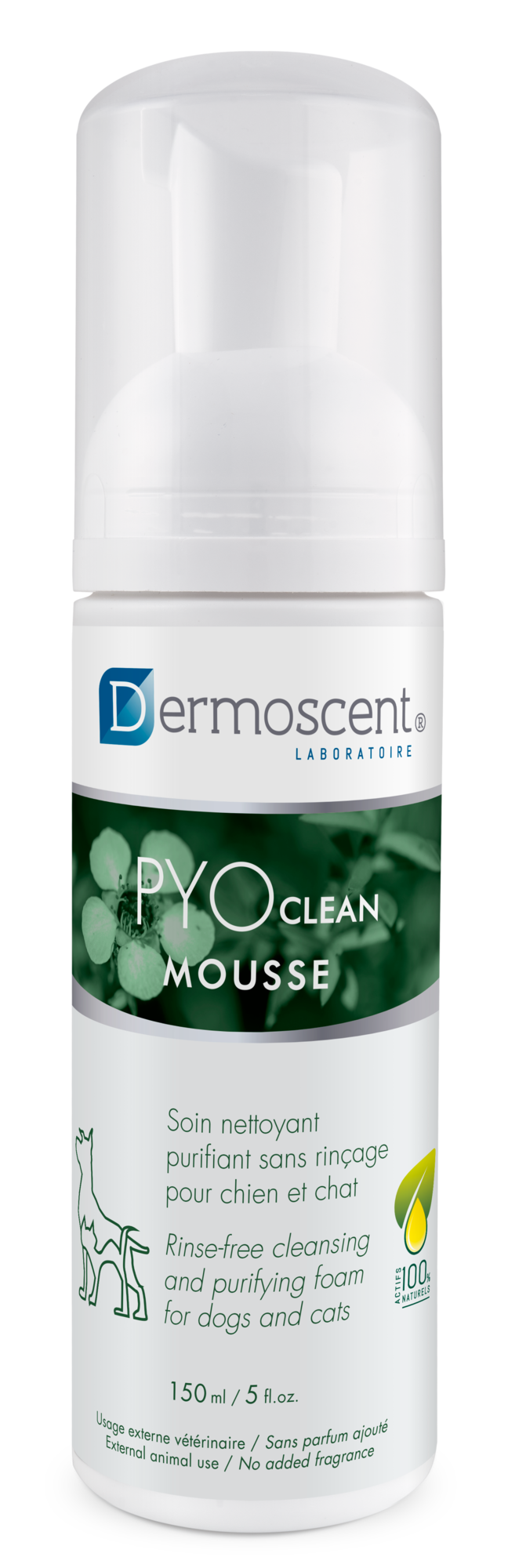 Dermoscent PYOclean Mousse Hond Kat 150 gram