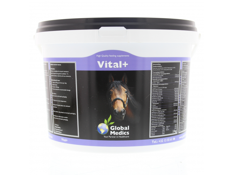 Global Medics Vital+ Vitaminen Mineralen Paard