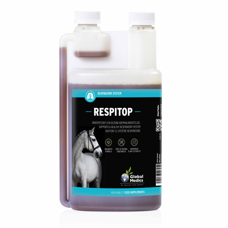 Global Medics Respitop Luchtwegen Paard 500 ml