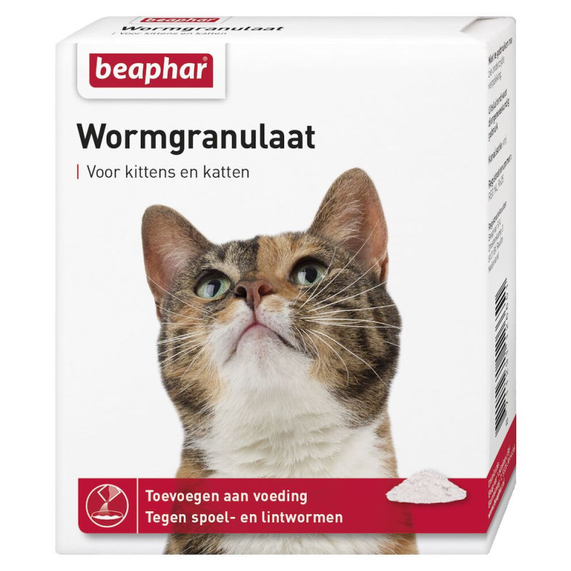 Beaphar Wormgranulaat Kat 4 x 1 gram