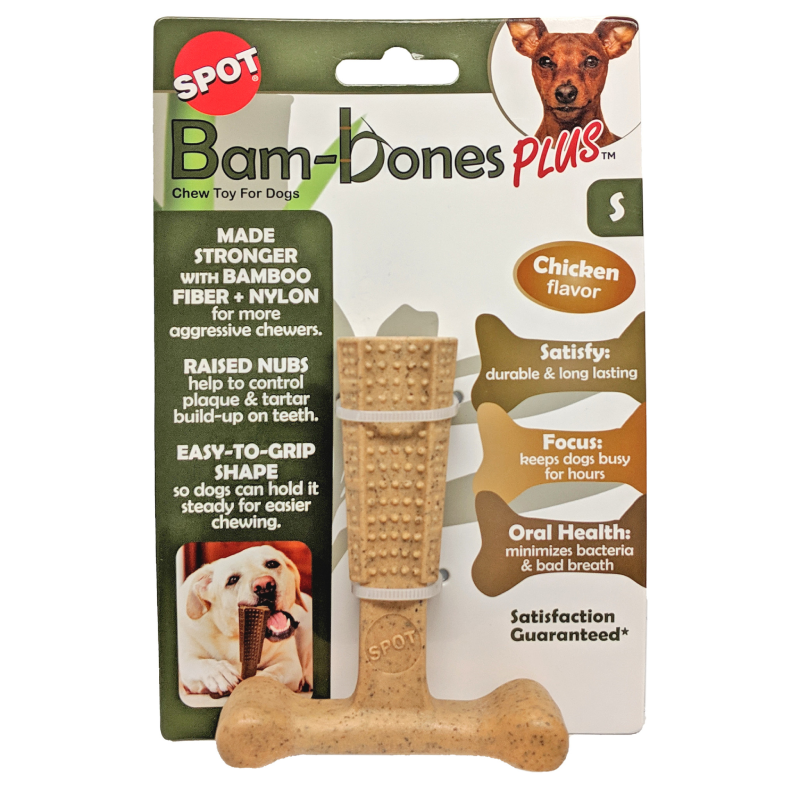 Spot Naturals Bam-Bones Plus Easy Grip Kauwspeeltje Hond