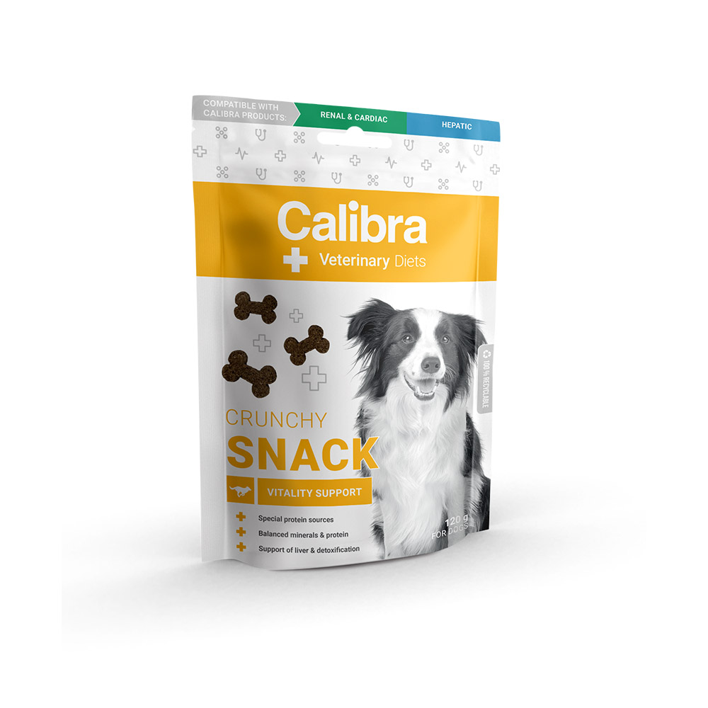 Calibra Veterinary Diets Vitality Support Crunchy Snack 120 gram