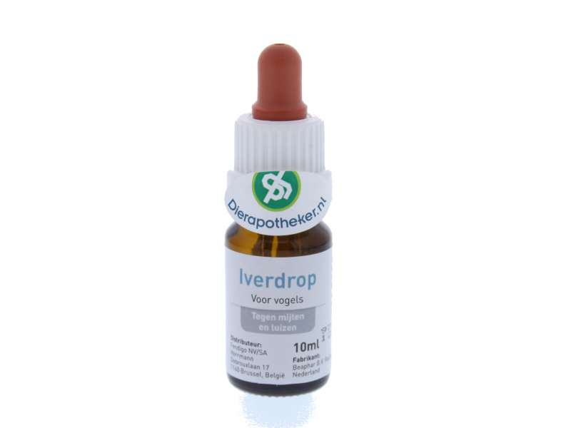 Dierapotheker Iverdrop Spot-on Vogel Druppelflacon 10 ml