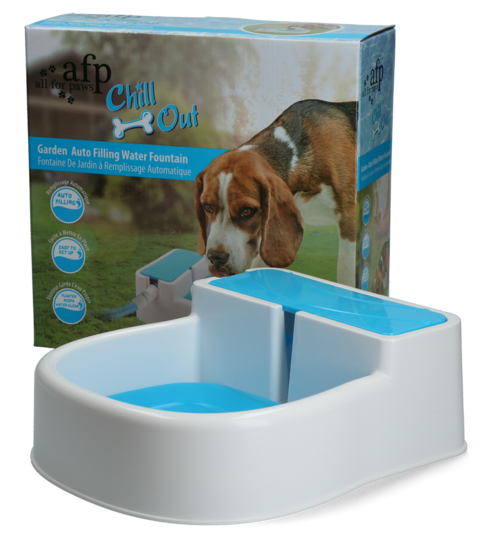 AFP Garden Auto Filling Fountain Fontein Hond