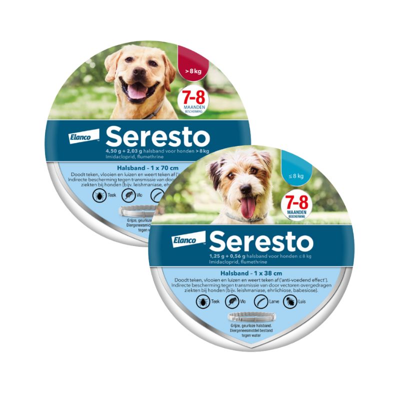 Seresto Halsband Vlooien en Teken Hond