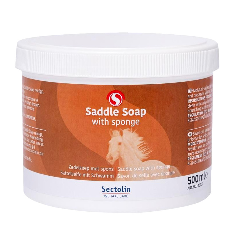 Sectolin Saddle Soap met spons 500 ml