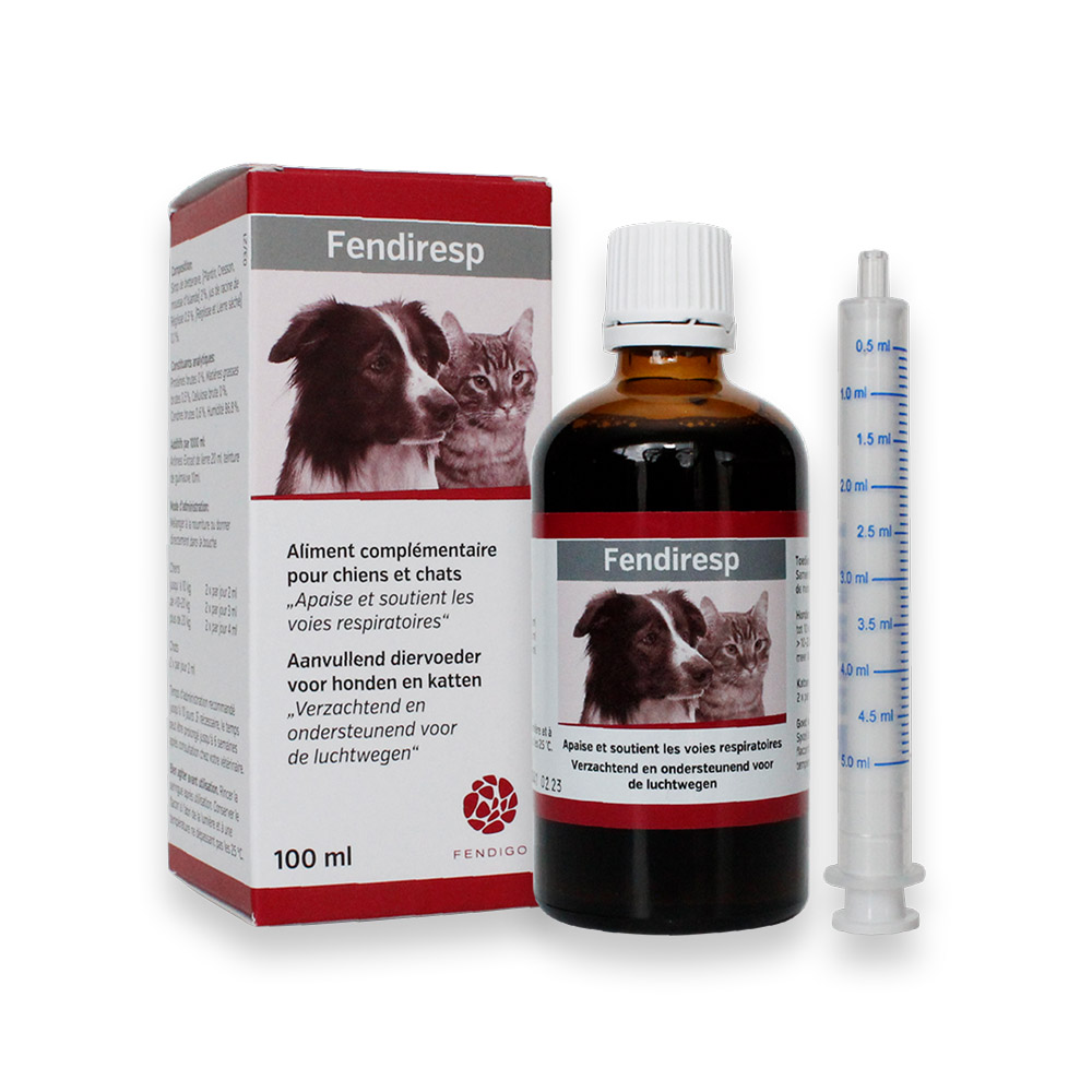 Fendiresp Hoestsiroop Luchtwegen Hond Kat 100 ml