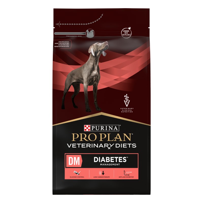 Purina Pro Plan Veterinary Diets Canine DM Diabetes Management Hondenvoer 3 kg